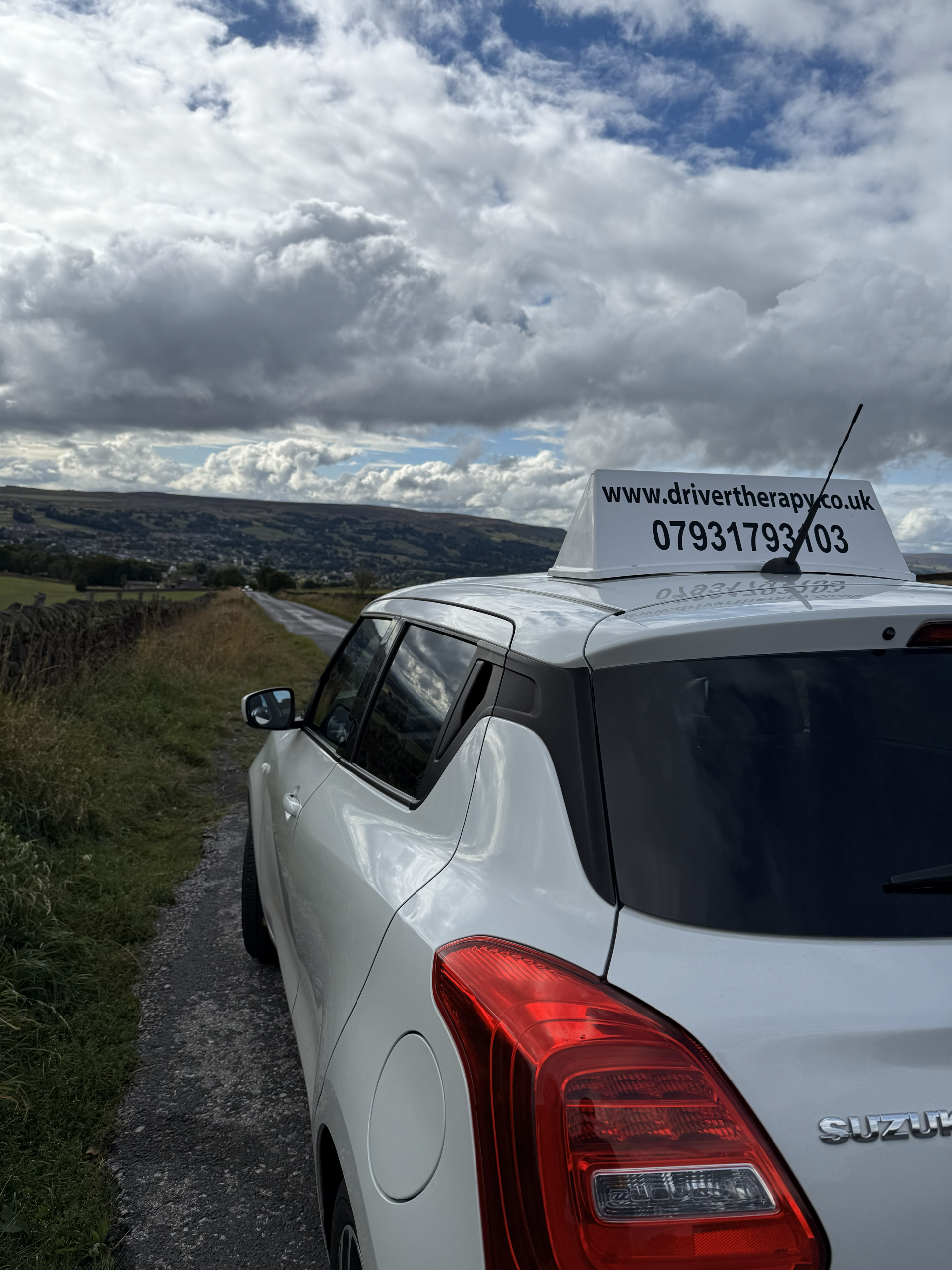 one of the cars used for training